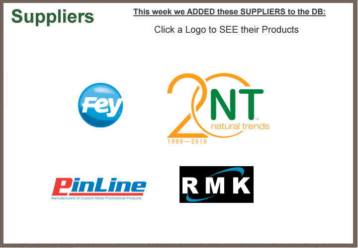 Click HERE to go to the Latest Products Additions page.